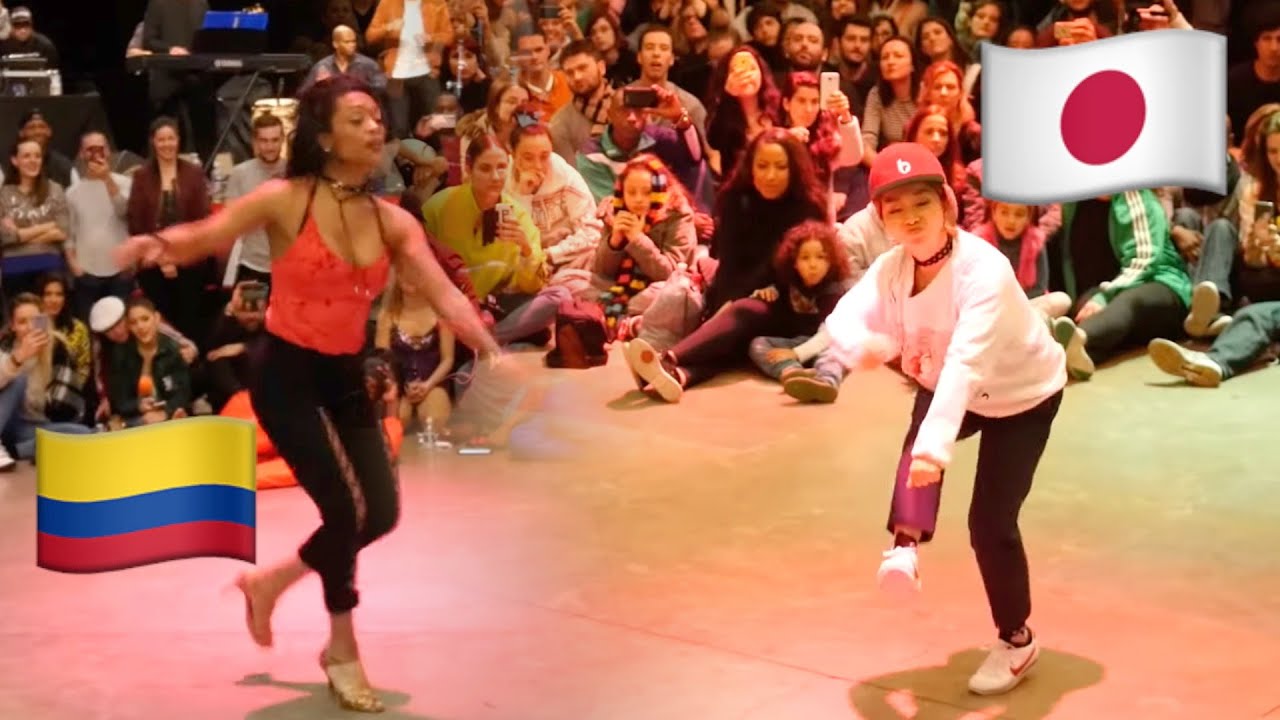 Increíble ¿Japonesa gana a Colombiana Bailando Salsa?