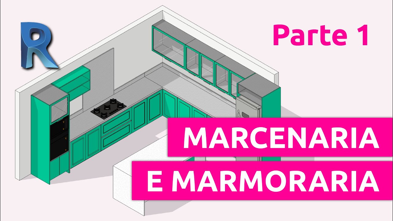 Pack de MARCENARIA e MARMORARIA para Revit (Parte 1) // FAMÍLIAS do Revit