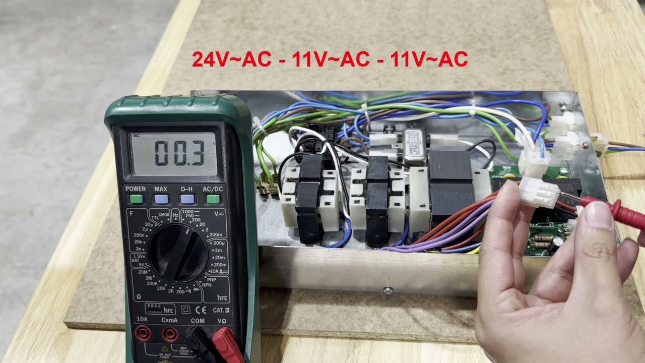 Vision V5 How to test Power Supply Voltages