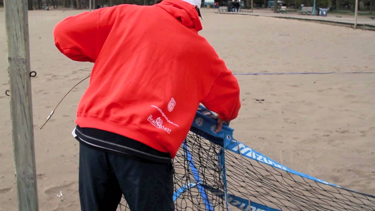 Ashbridges Bay Beach Volleyball Leagues - How To Take Down Nets and Lines