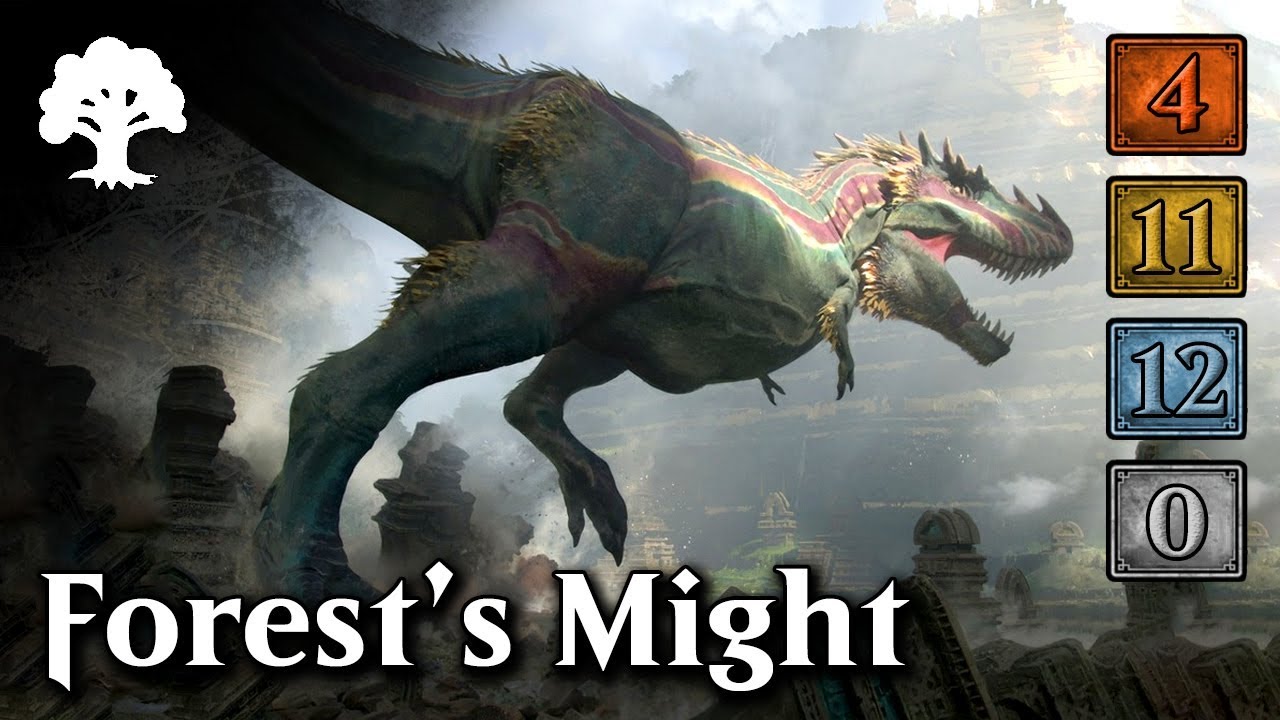 MTG Arena - Standard - Upgrading Forest's Might (2018)