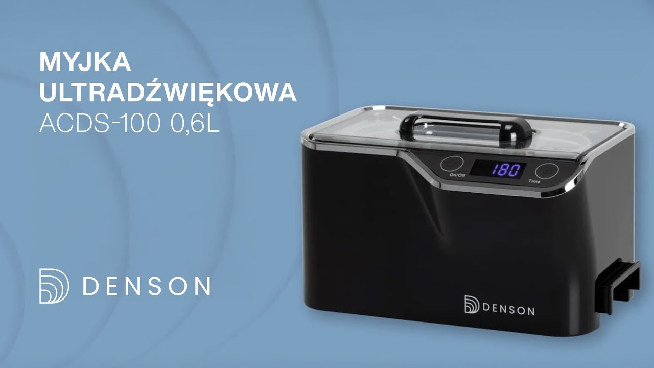 Myjka ultradźwiękowa DENSON ACDS-100 poj. 0,6 L 50W