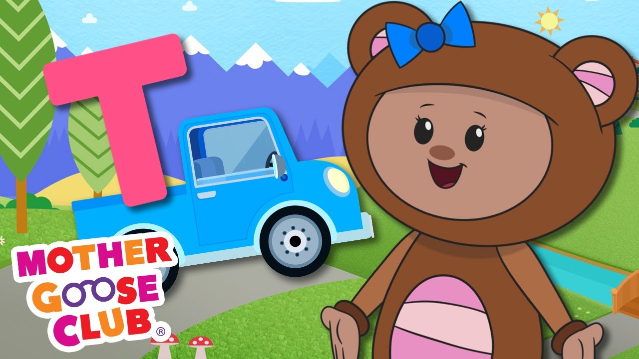 T Is for Teddy + More | Mother Goose Club Cartoons #NurseryRhymes