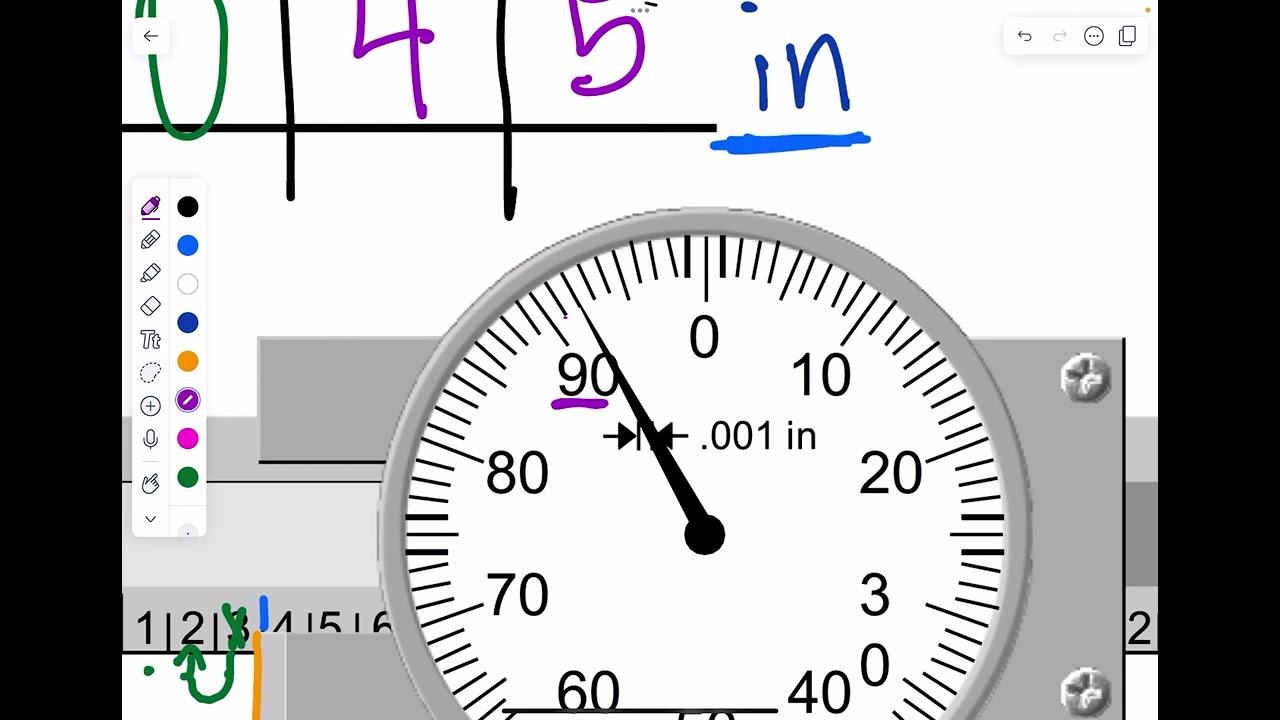 How to read a dial Caliper