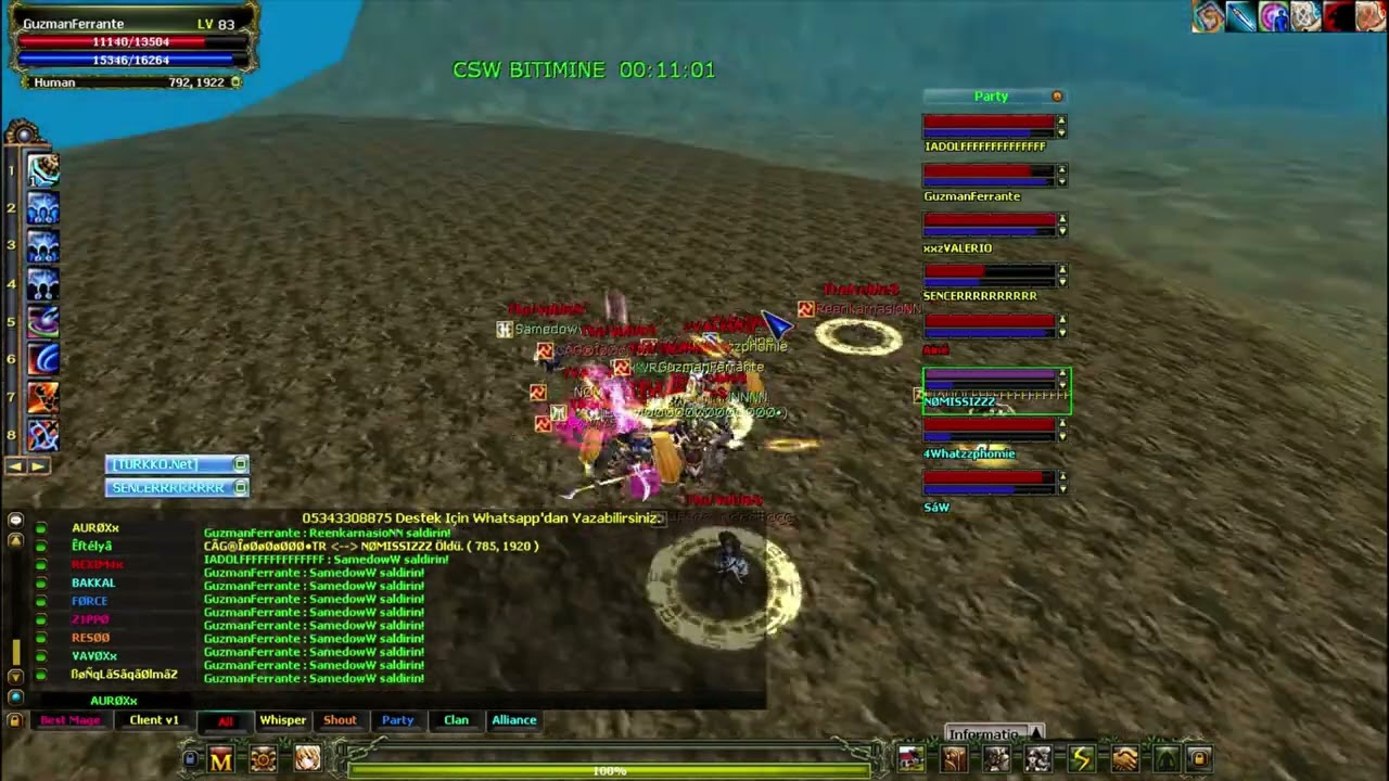 8WS8 ekmek arası köfte                                #turkko #knightonline