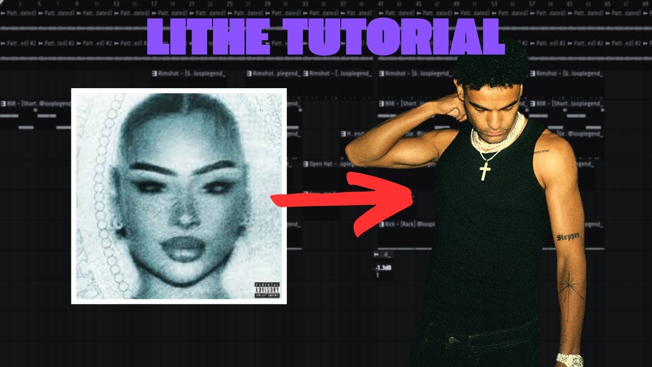 How to make AGGRESIVE Beat for LITHE - TUTORIAL