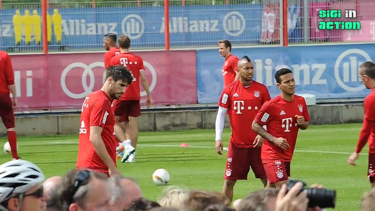 Teil 2: FC Bayern München Training am 11.05.2016