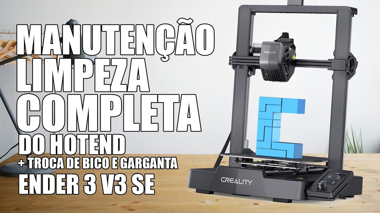 ENDER 3 V3 SE CREALITY: LIMPEZA E MANUTENÇÃO COMPLETA ( FAÇA VOCÊ MESMO )