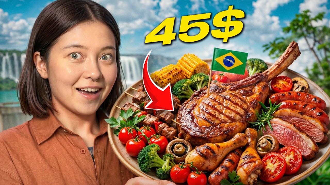 Бразильское Барбекю! Безлимит за 45$ | Кто сможет съесть больше?