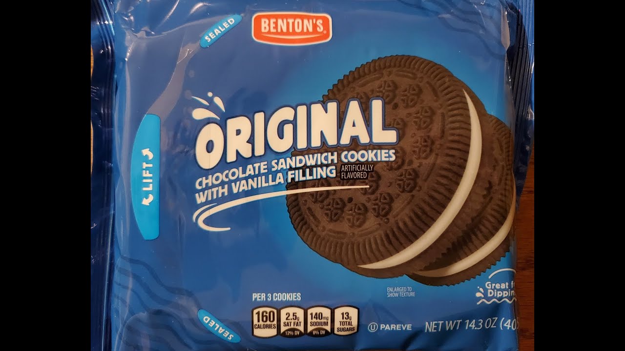 Benton's Original Chocolate Sandwich Cookies with Vanilla Filling Review