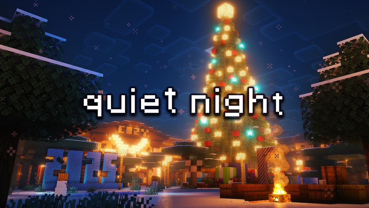 ❄️ this winter night feels so peaceful&hellip; (minecraft music & ambience)