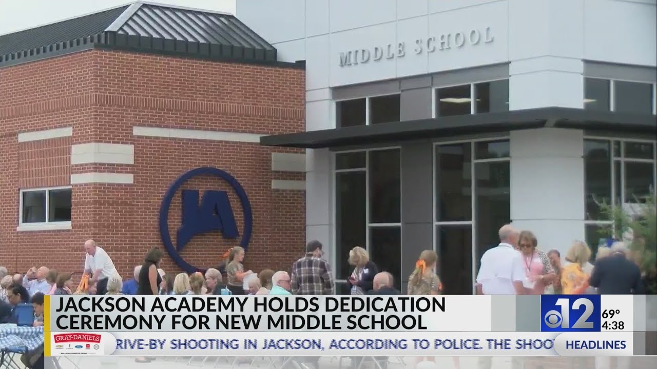 Jackson Academy dedicates new middle school