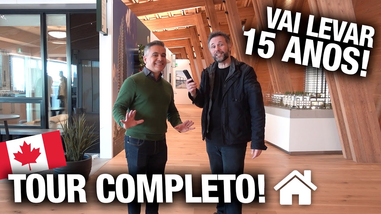 Tour por 2 apartamentos em bairro que ainda não existe na Grande Vancouver no Canadá 🏠 🇨🇦
