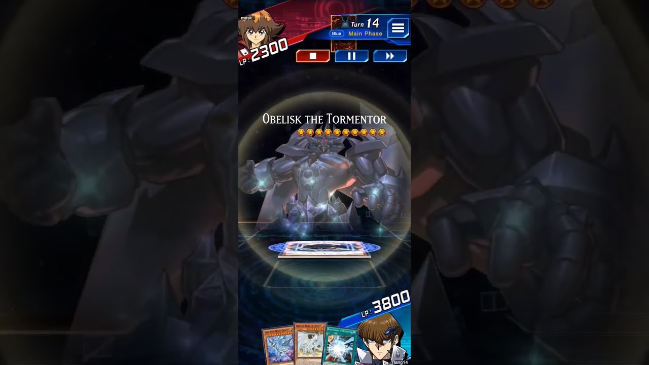 OBELISK THE TORMENTOR...MEMORIES OF A PHARAOH #game #duellinks #gaming #yugioh