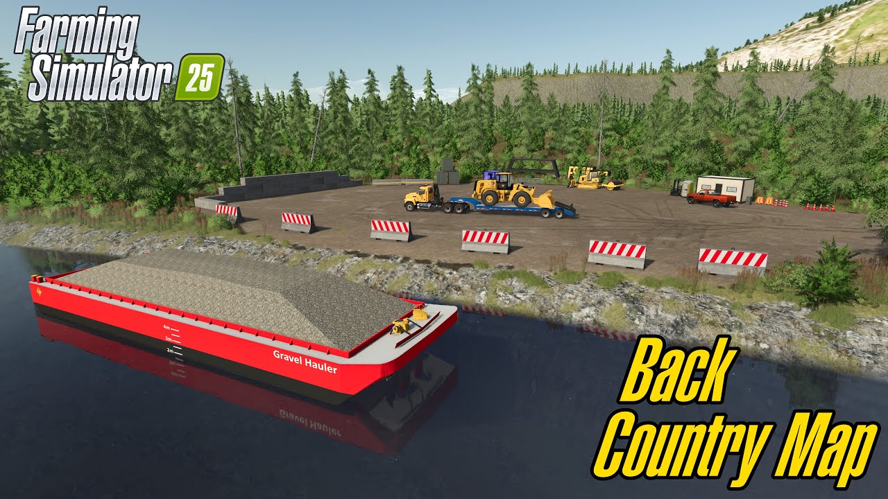 Farming Simulator 25 🚧 Back Country Map 🚧 Episode 1 - Let's build a small site 👷‍♂️