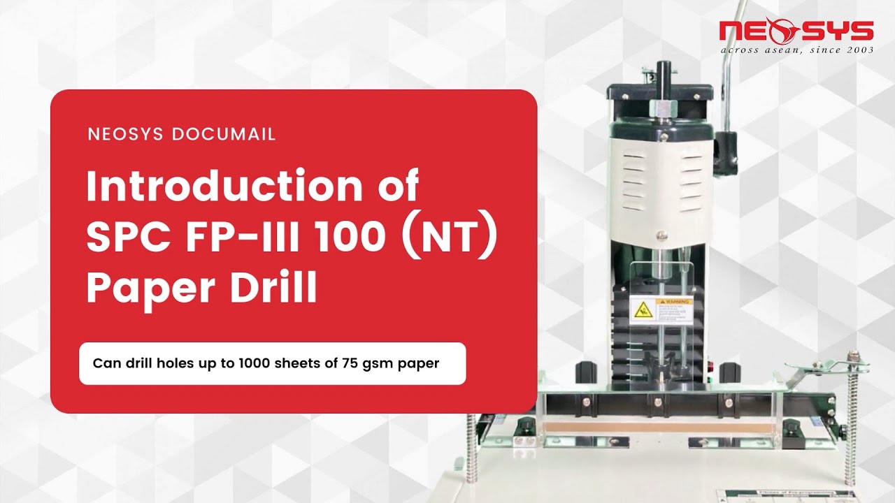 SPC FP - III 100 (NT) Paper Drill