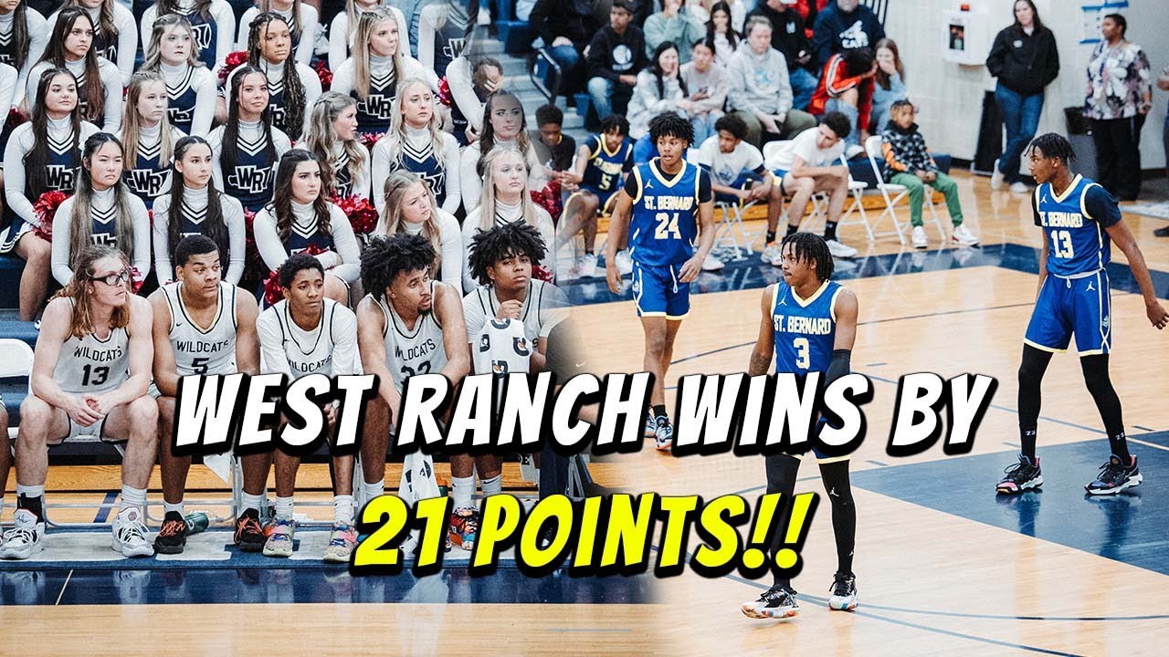 West Ranch Defeats St. Bernard by 21 Points and is up 2-0 in the Open Division Playoffs!!