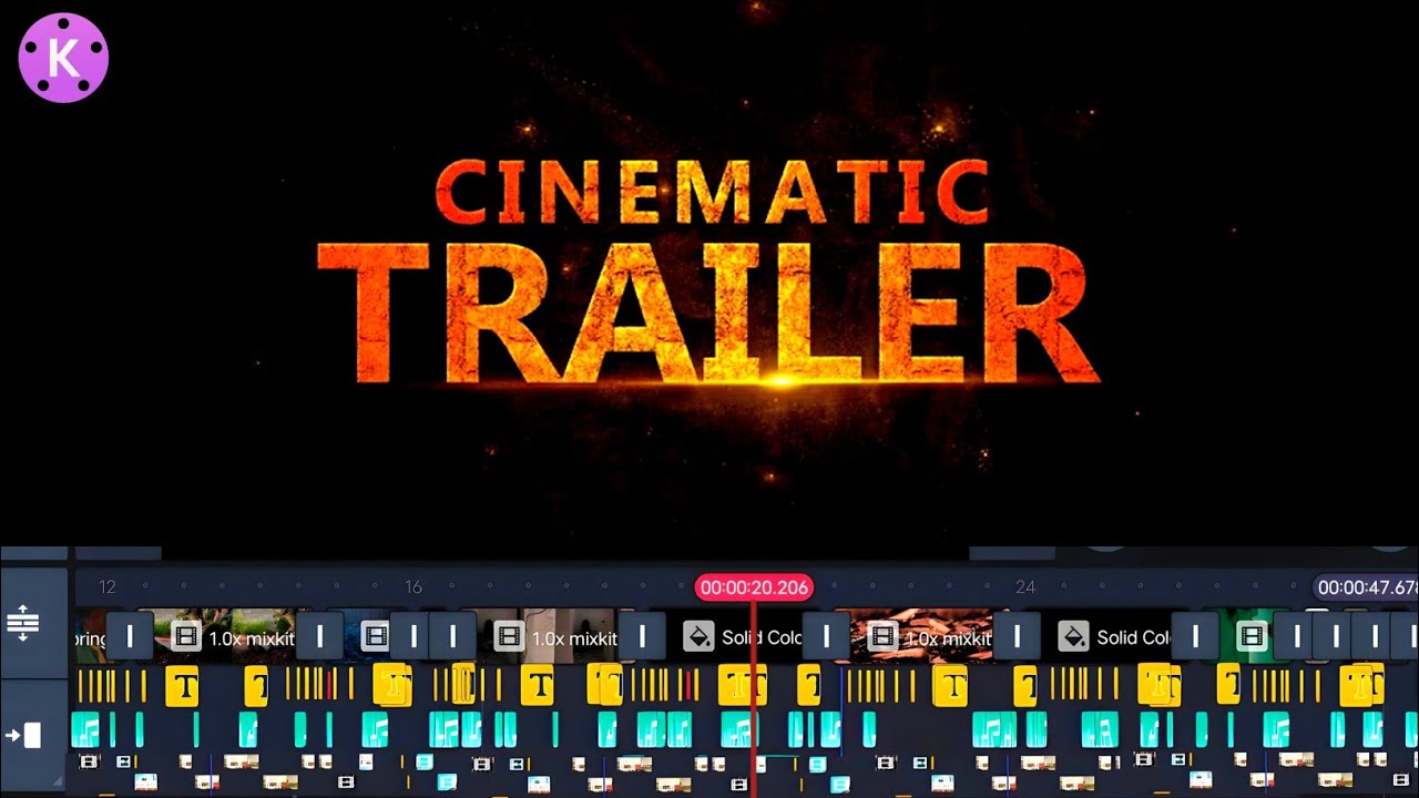 Cinematic Trailer Edit in Kinemaster (Tutorial) || Creative Ajit