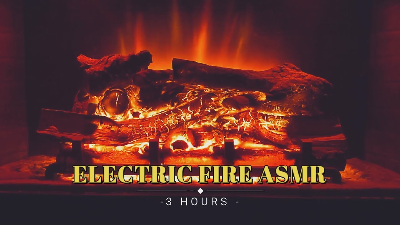 Electric Fan Fire ASMR - Warm Up and Sleep Well - Relaxing White Heater Noise | COSY WINTER WARMER