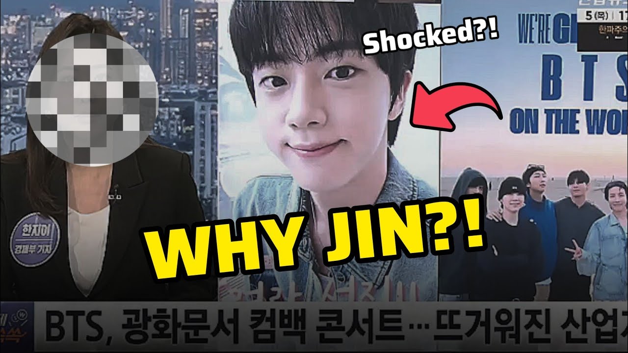 SHOCKED?! Why National Media Chose Jin to Represent BTS as National News Covers BTS’s Return?!