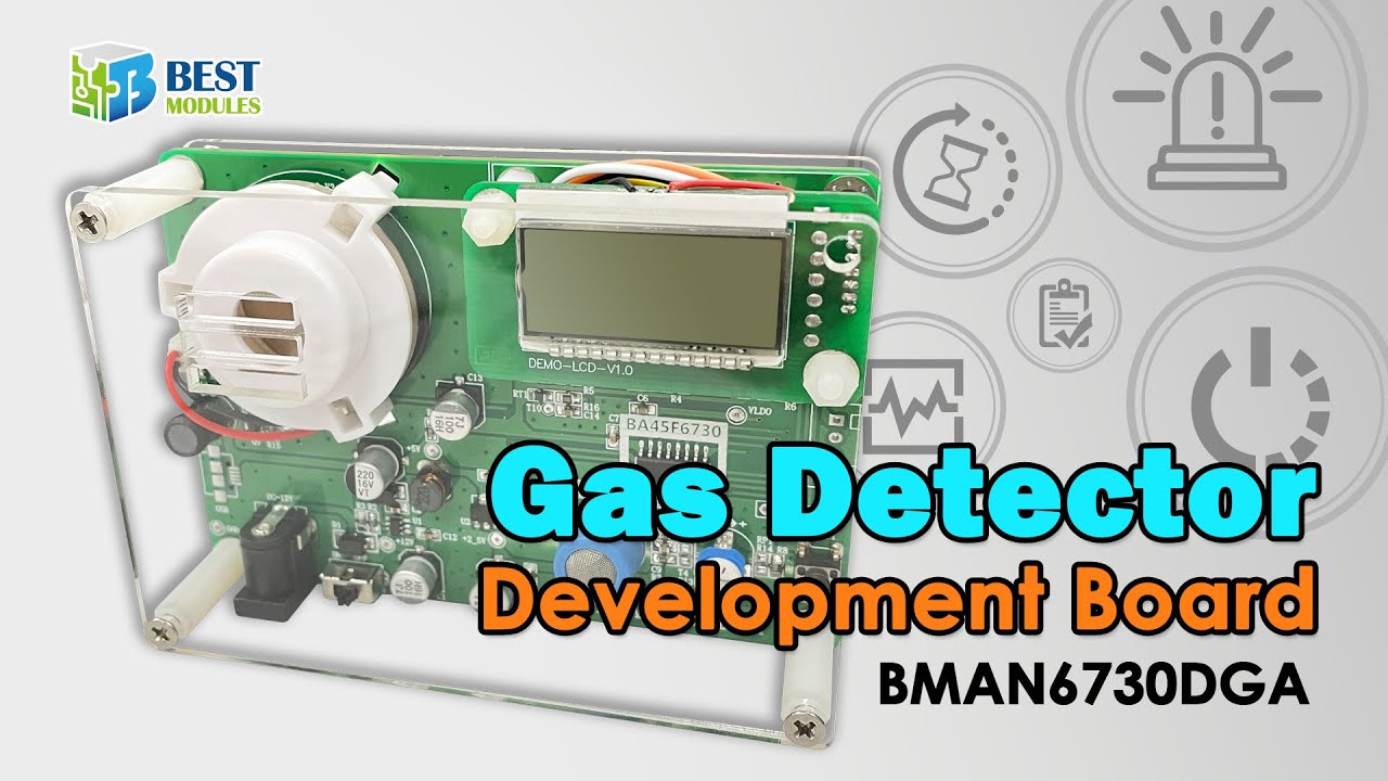 [Gas Detector] BA45F6730 Development Board for Gas Detector BMAN6730DGA