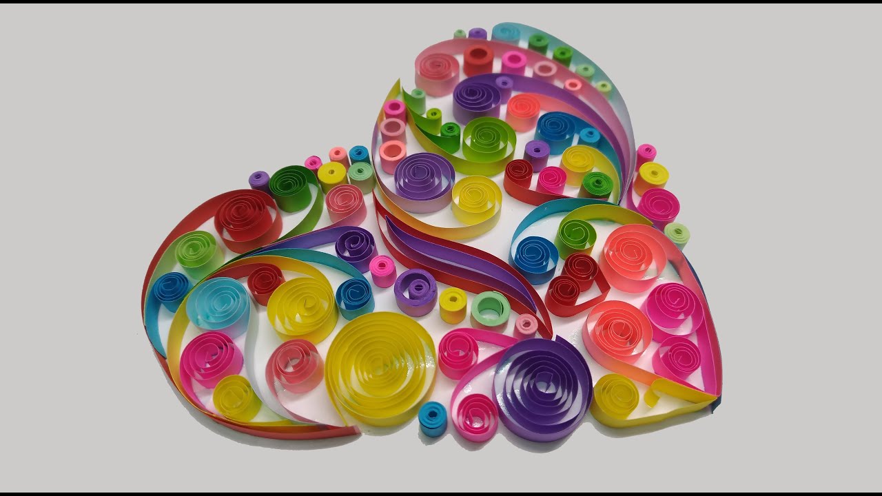How to make a HEART - Quilling Design (V.3)