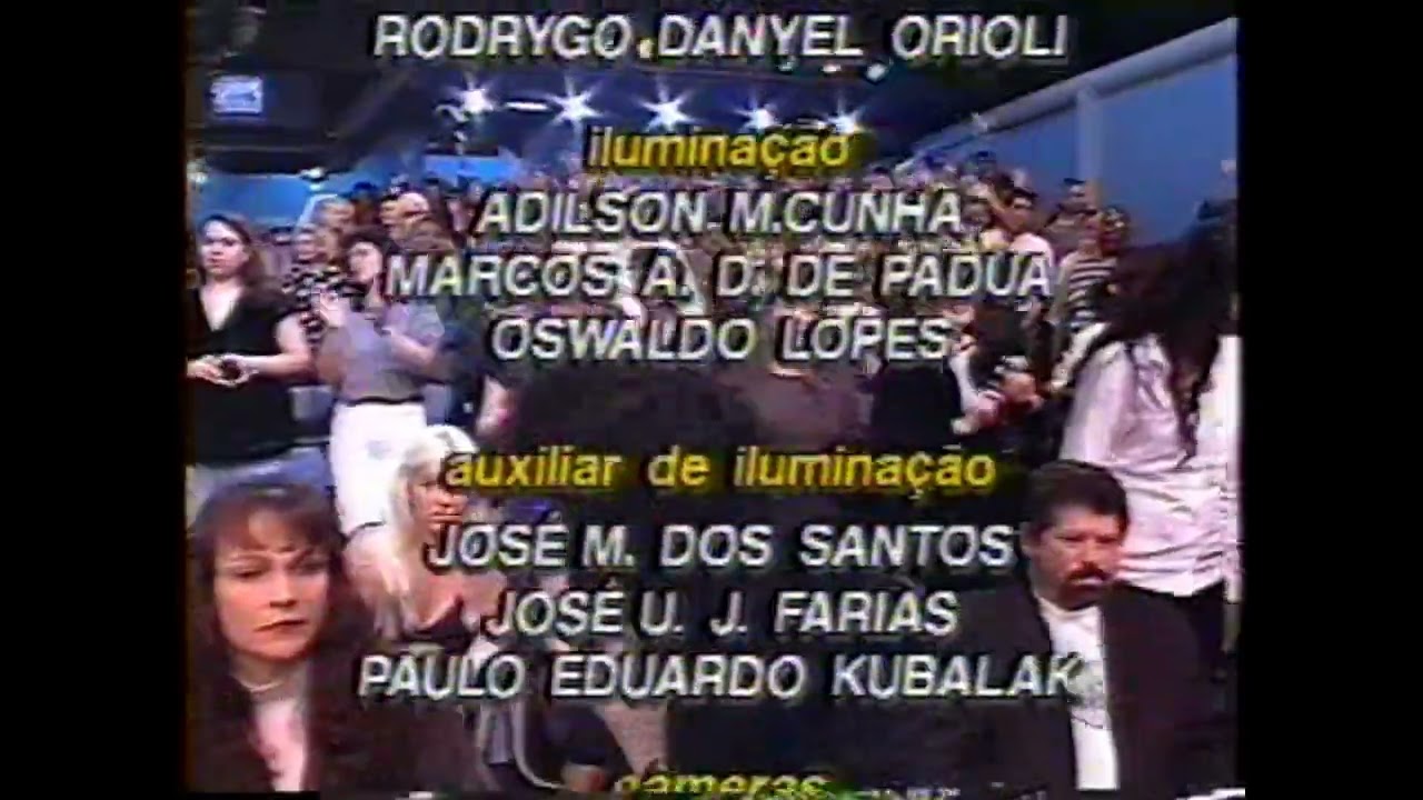 SBT: Ratinho encerrando em primeiro lugar - 1998