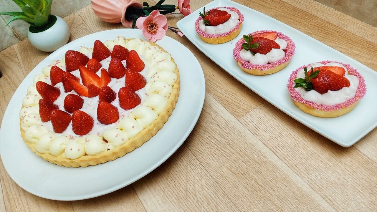tarte au fraise🍓🍓🍓 تارت بالفرولة