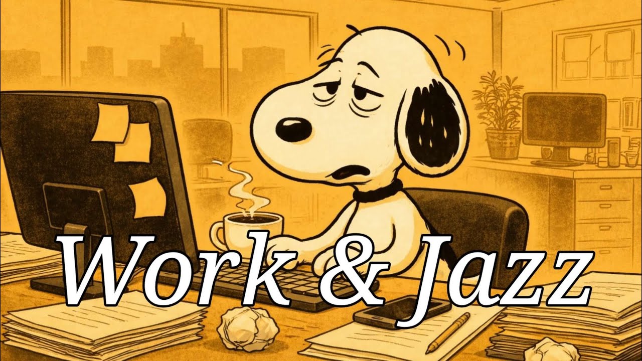 Playlist | 오늘도 칼퇴 실패한 스누피의 작업플리 | 몸은 사무실, 마음은 침대😴