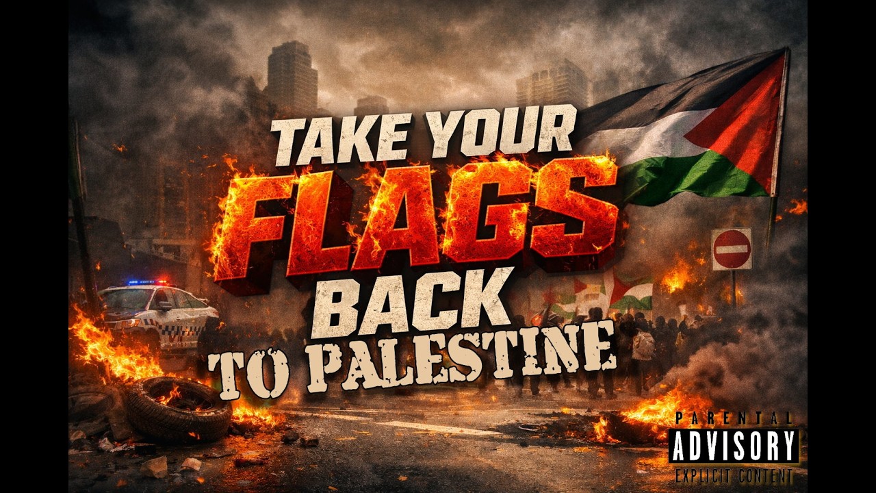 Take Your Flags Back (To Palestine)🔥BrotherKris | Westsideboyz 💪 Australian Protest Song