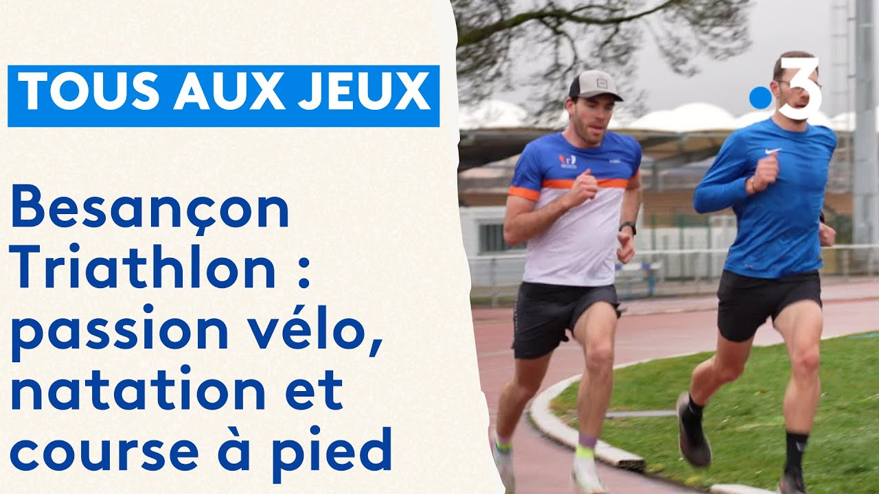 Tous aux jeux : découvrez le club du Besançon Triathlon, entre natation, vélo et course à pied