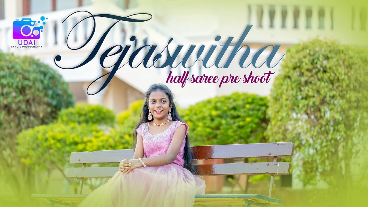 Tejaswitha//half saree //pre shoot
