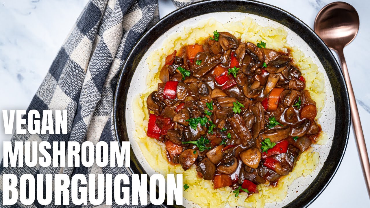 Vegan Mushroom Bourguignon