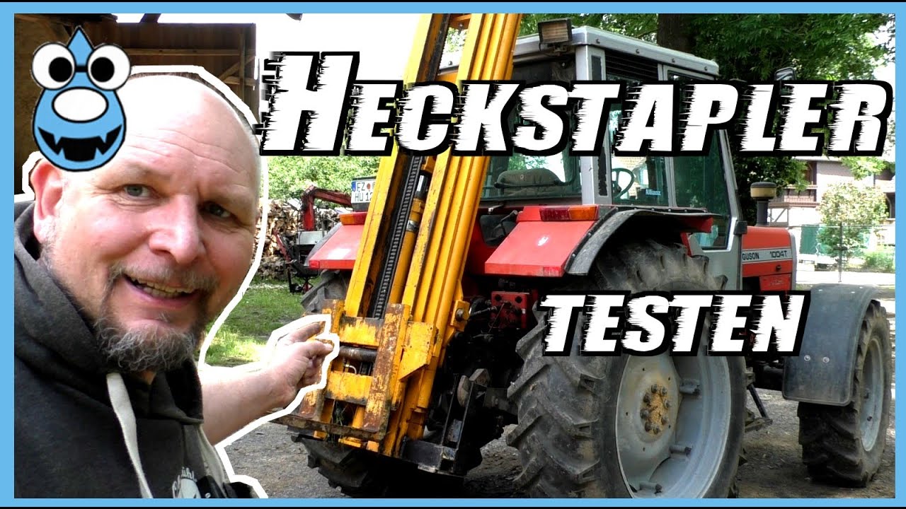 Heckstapler anbauen und testen🚜NHL2-Kalkmörtel herstellen und mauern🔨