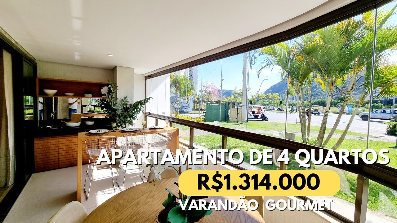 PARQUE ILHA PURA BARRA DA TIJUCA | TOUR DECORADO 4 QUARTOS ELOS