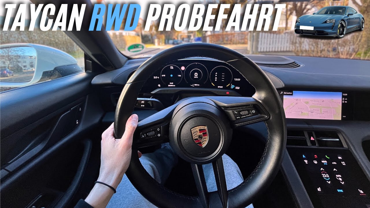 PORSCHE TAYCAN RWD POV PROBEFAHRT: Das BESTE ELEKTRO AUTO?! 🚀⚡