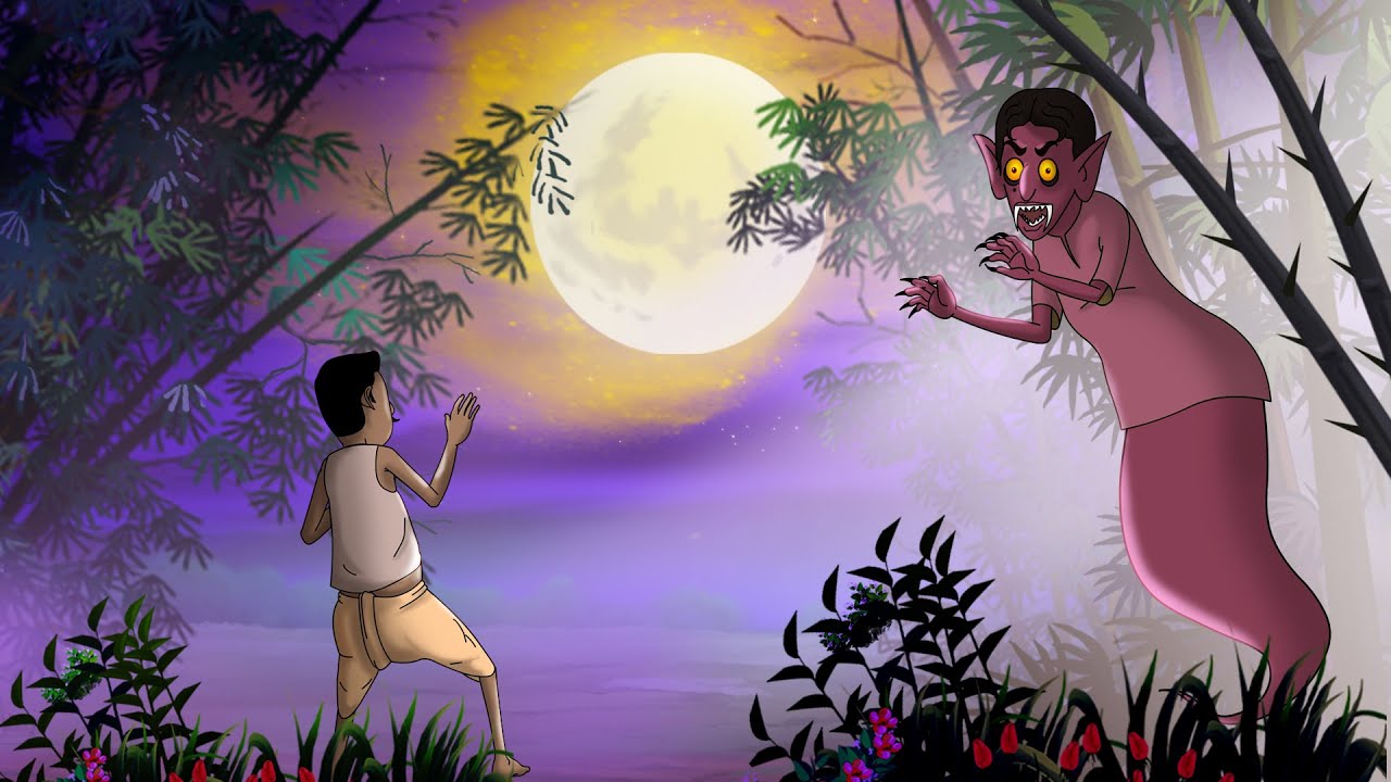 मुरदे पीछा नहीं छोड़ता - HINDI SATIRE GHOST STORIES - HABIT NEVER CHANGES - SSOFTOONS HINDI HORROR