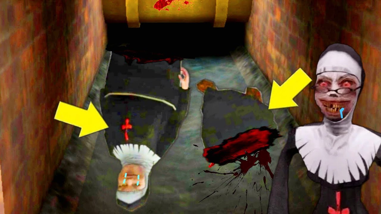 Evil nun sister got stuck in Sewers||Evil nun 1.6.2