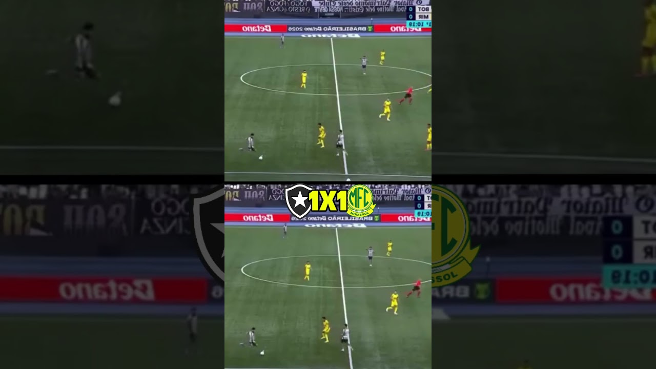 💥⚽️GOL DO BOTAFOGO X MIRASSOL - ARTHUR FAZ BELO GOL #botafogo #mirassol #futebol #shorts