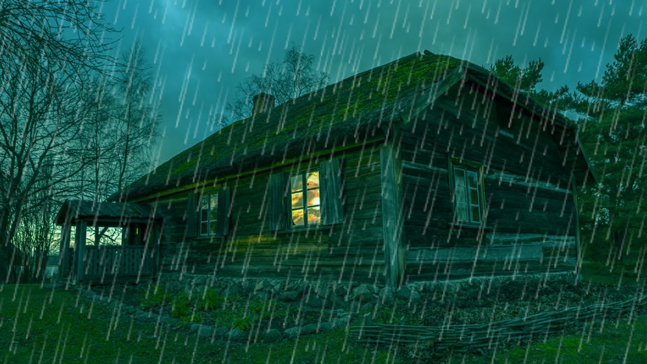 Чудесный звук дождя, чтобы заснуть за 2 минуты - Дождь для сна, Медитация, Расслабление