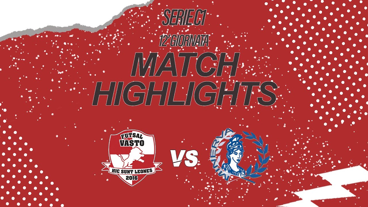FUTSAL VASTO - Minerva Chieti campionato serie c1 - 12' giornata - 17/01/2026