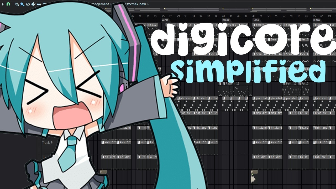 how to make simple digicore beats