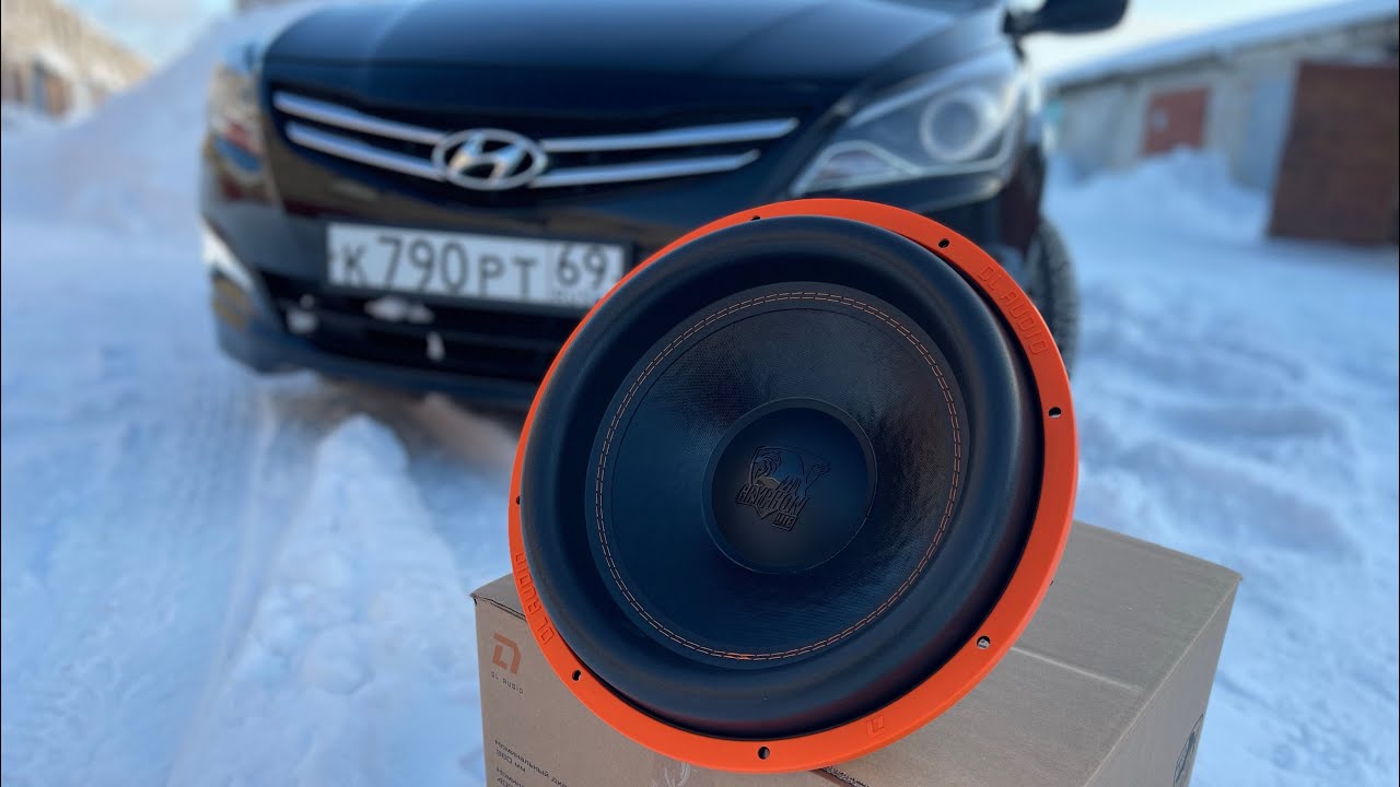 DL Audio Gryphon Lite 15v3 в Hyundai Solaris