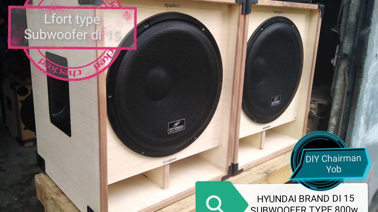 Lfort type Subwoofer di 15