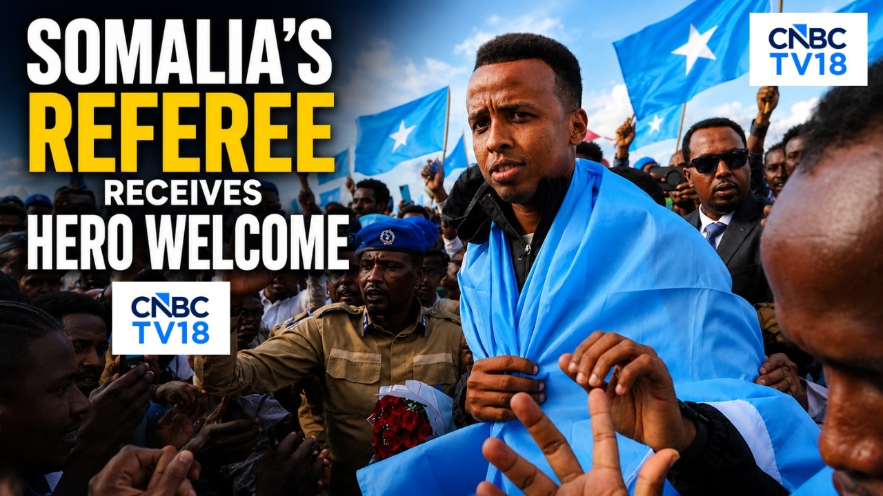 WATCH: Somali Referee Omar Artan Gets Hero Welcome After FIFA WC Debacle In Mogadishu | N18G