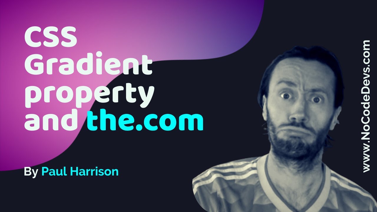 CSS Gradient property and The.com