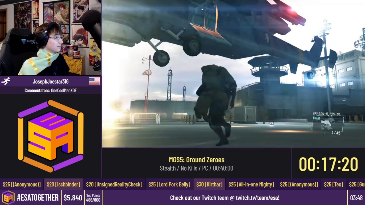 MGS5: Ground Zeroes [Stealth / No Kills] by JosephJoestar316 - #ESATogether2020