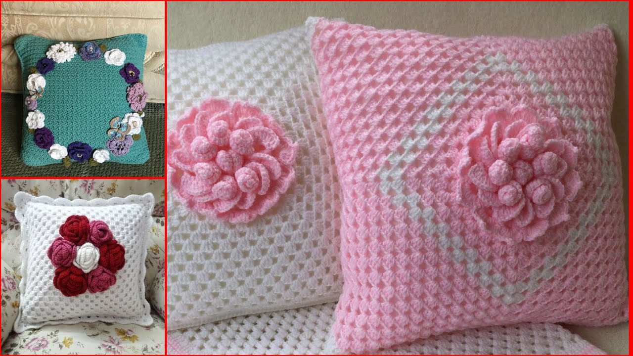 Beautiful Crochet Cushion Designs | Cozy& Artistic Home Decor#design #crochet#cushion