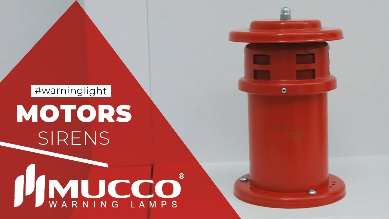 SL122 Motor Siren | Motorized Siren | Siren Motor | Engine Siren | Mucco Sinyalteknik