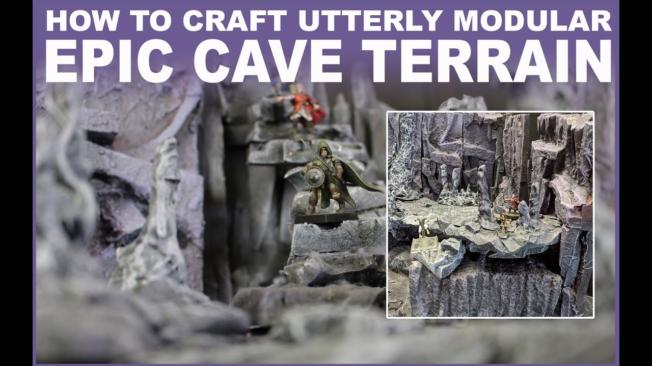 Crafting Terrain: How to build utterly and completely modular epic cave game terrain with EVA foam!